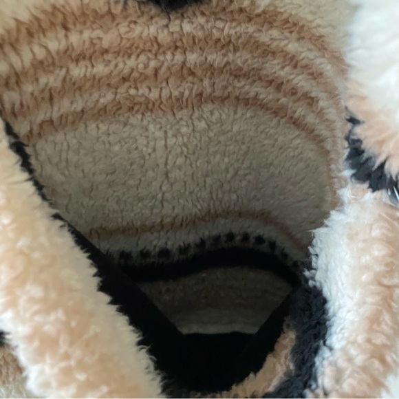 LOFT Lou & Grey Ski Lodge Cozy Up Coat Sherpa Fleece Oversized Women’s Large - Picture 9 of 12